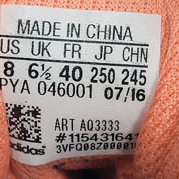 Adidas Powerlift 3.1 Women's Coral Black Weightlifting Shoes US Size 8 - Picture 8 of 8